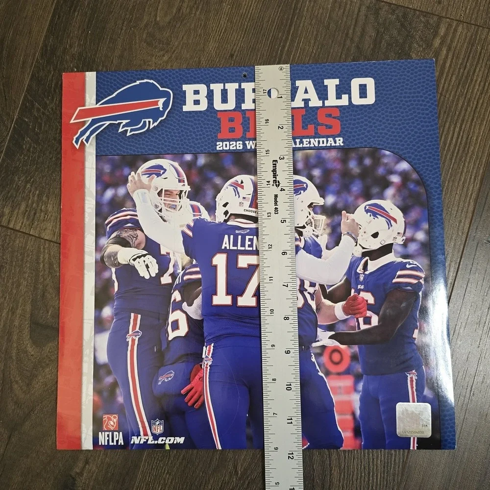 Buffalo Bills 2026 12x12 Team Wall Calendar Wall by‎ Turner Sports